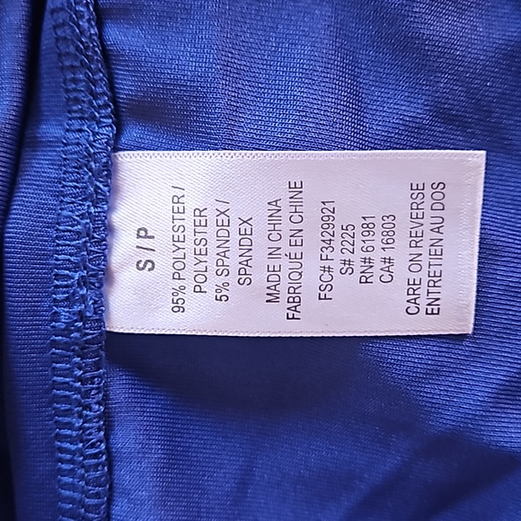 Super versatile royal blue Avon convertible wrap halter / bandeau top size S - Picture 8 of 16